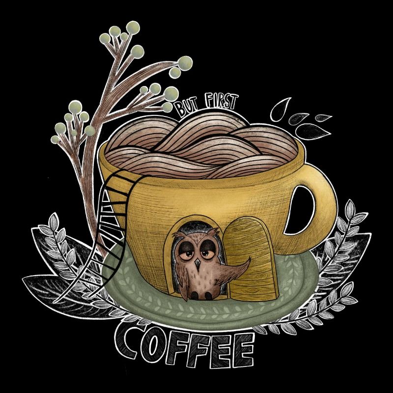 But First Coffee Owl