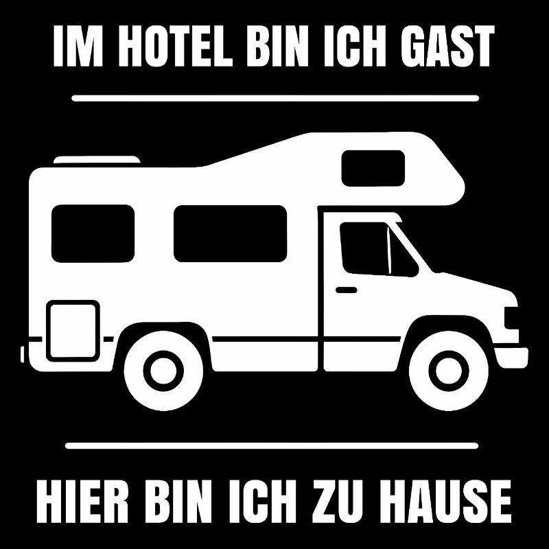 Cooler Dauercamper Spruch Wohnmobil Zuhause