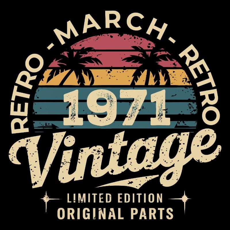 Anniversaire Mars 1971 Édition Limitée Retro March
