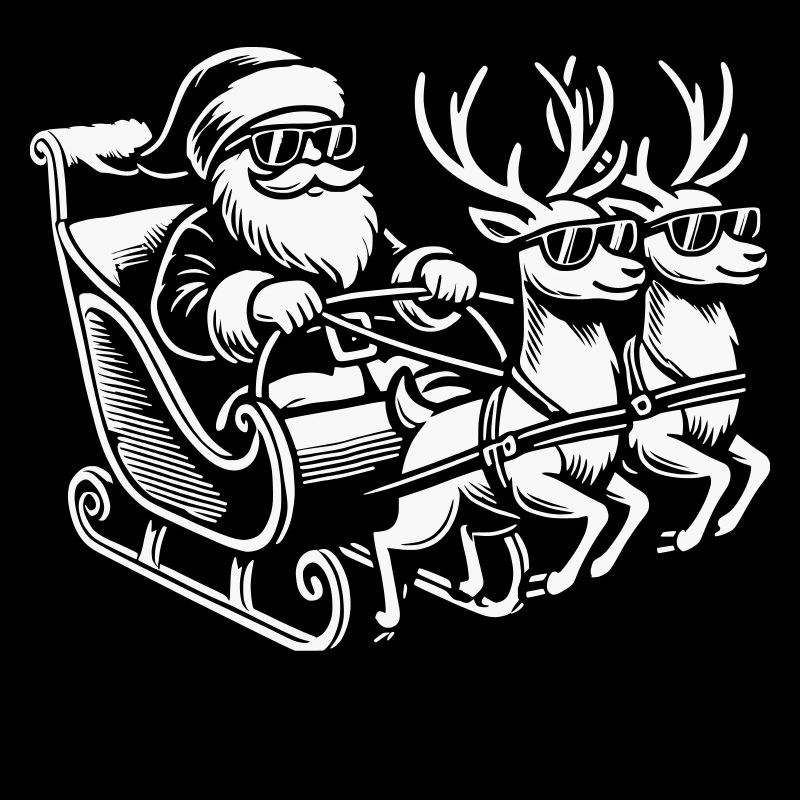 Glacière Père Noël – Traîneau toute la journée