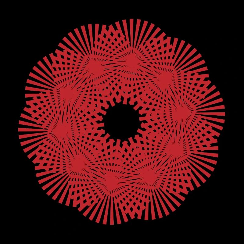 Mandala | Rayons de soleil | Modèle