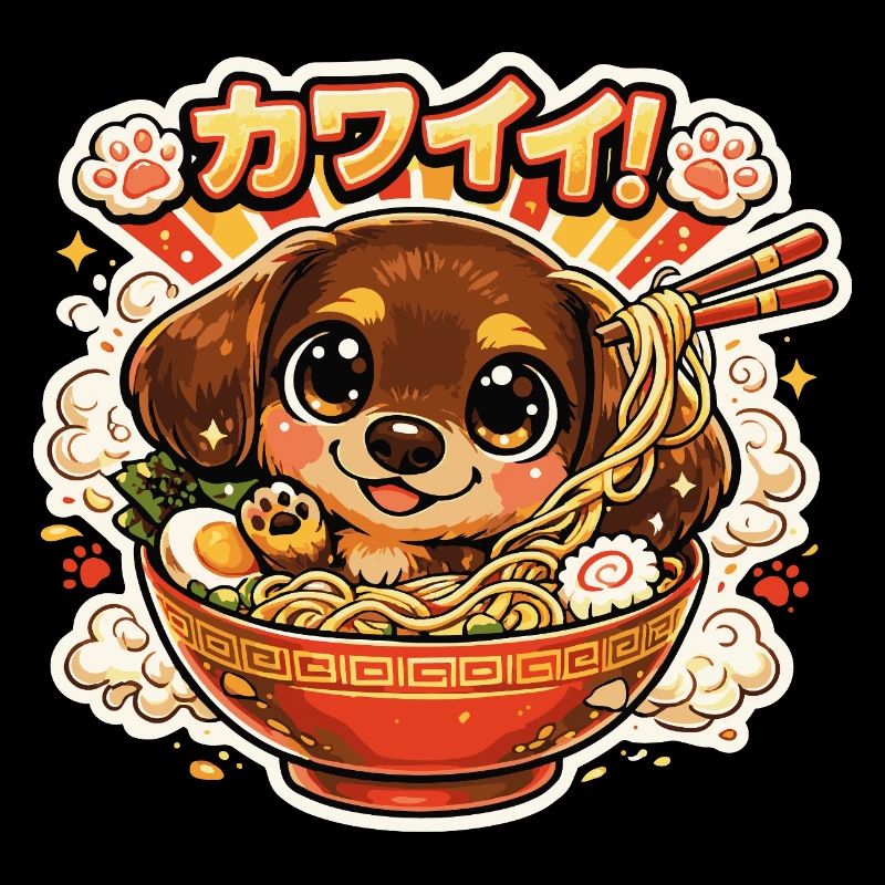 Kawaii Ramen Dackel