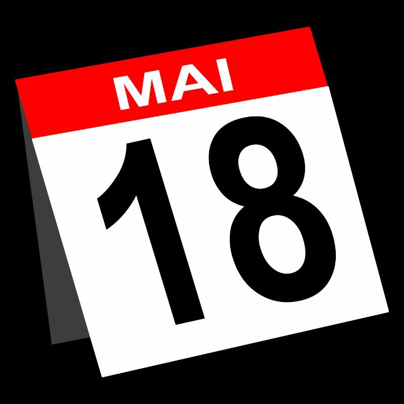 18. Geburtstag Mai Kalender