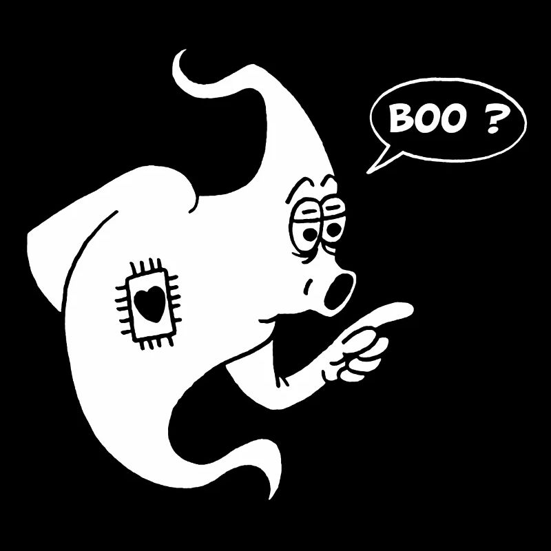 Fantôme blanc amusant