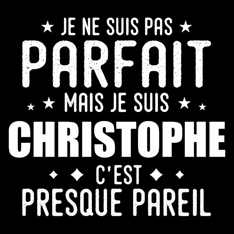 Christophe: authentisch, unvollkommen, oben, Perfektion