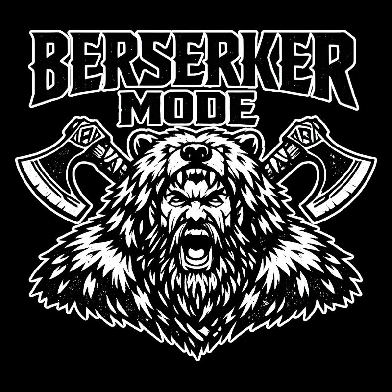 Berserker Mode Bear Axes