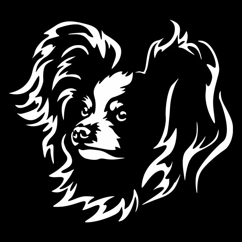 Papillon Kopf "Black Edition"