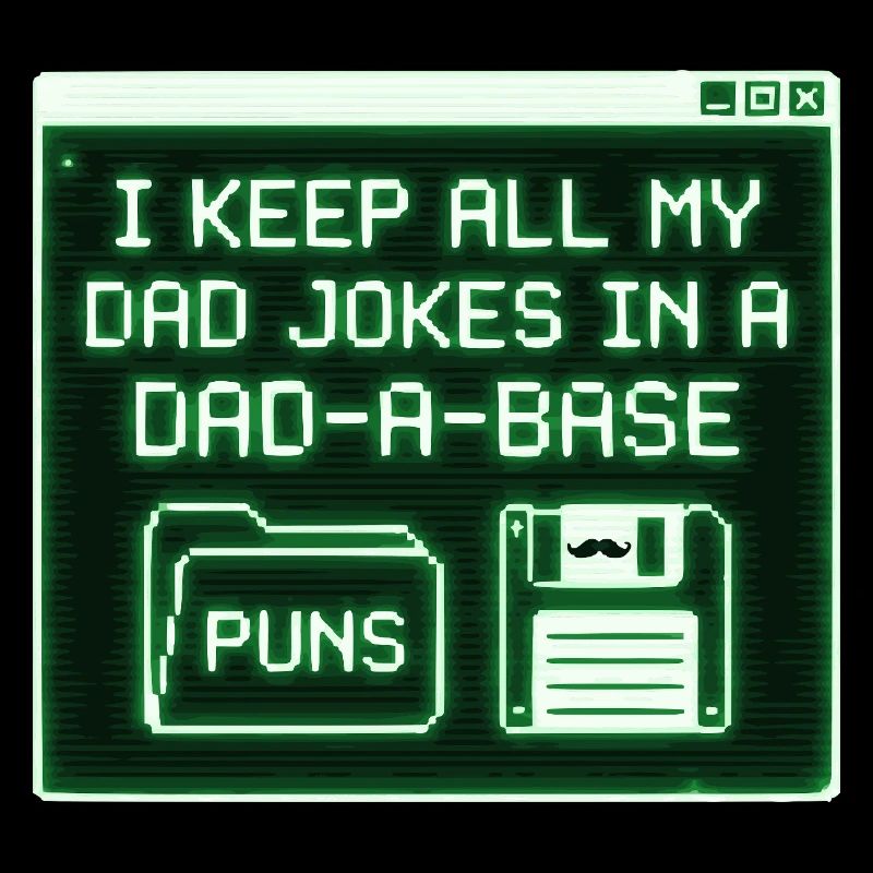 Je garde toutes mes blagues de papa dans une base de papa