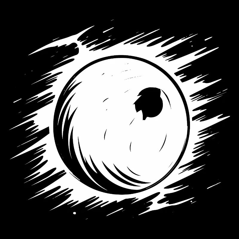 Dessin de boule de bowling