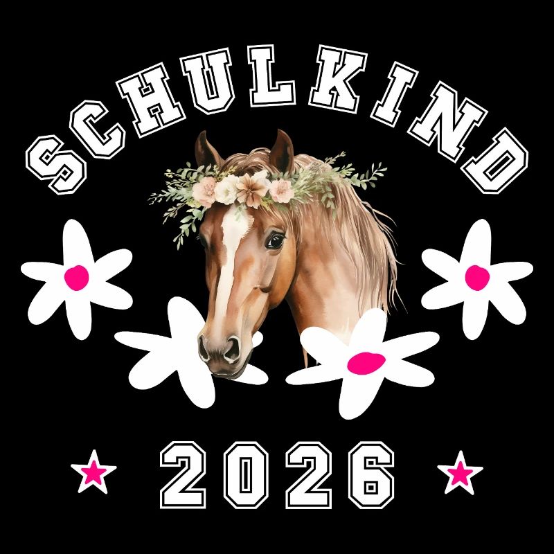 Schulkind 2026 Pferd Einschulung