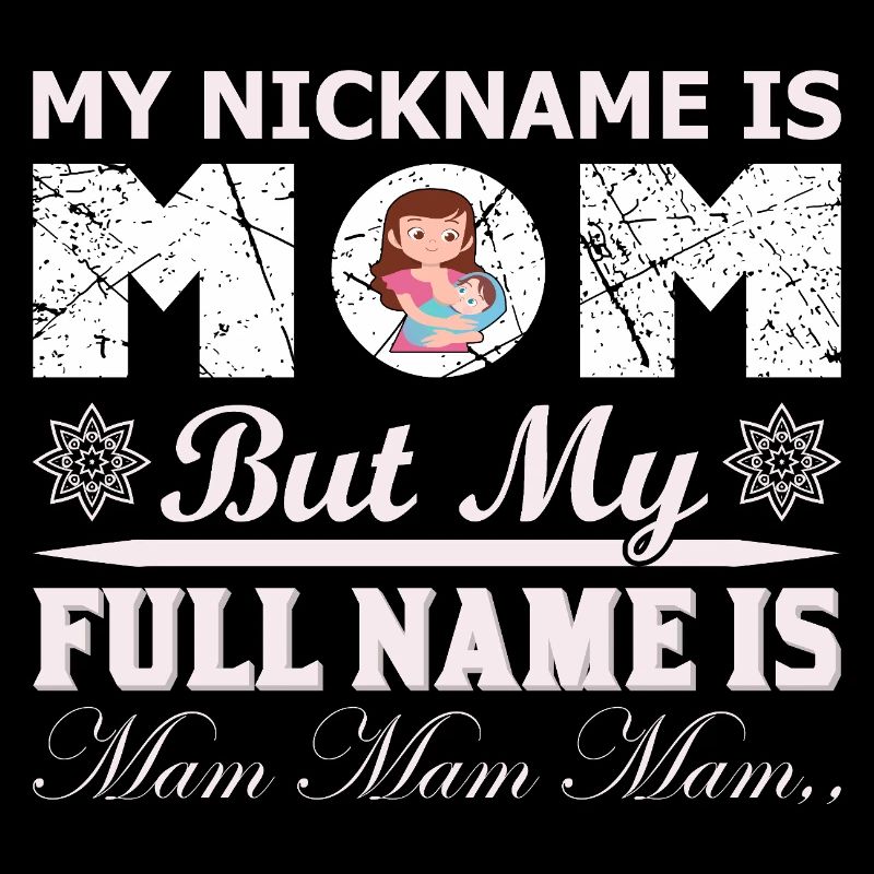 Mein Spitzname ist Mama lustiges Muttertagshemd