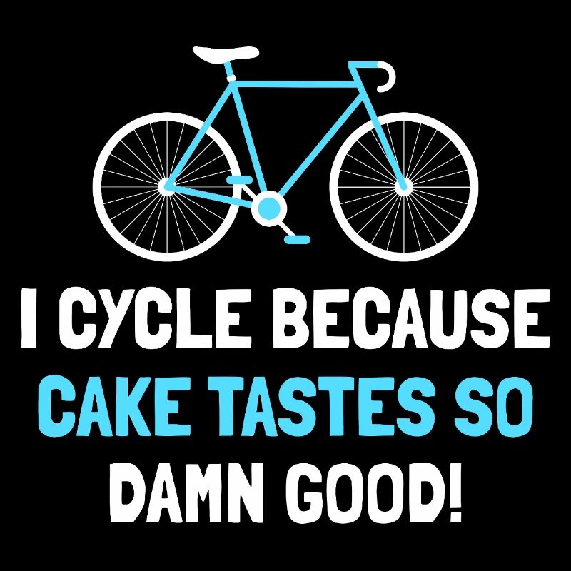 Cycle parce que le gâteau a un goût tellement bon bleu
