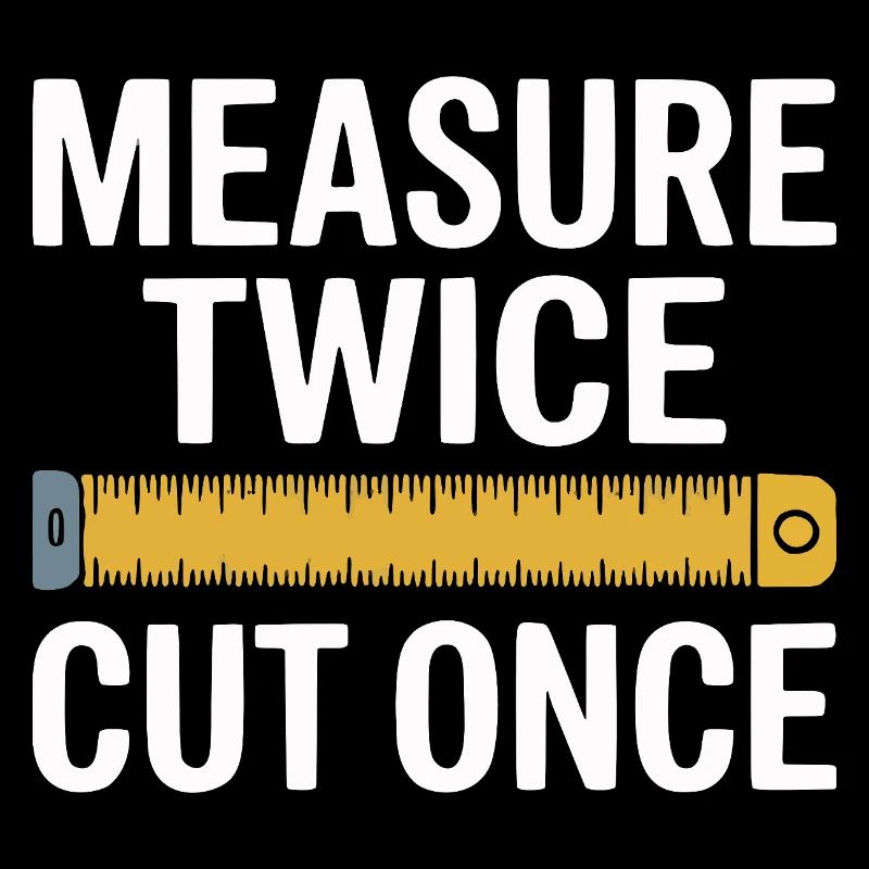Measure Twice Cut Once Precision