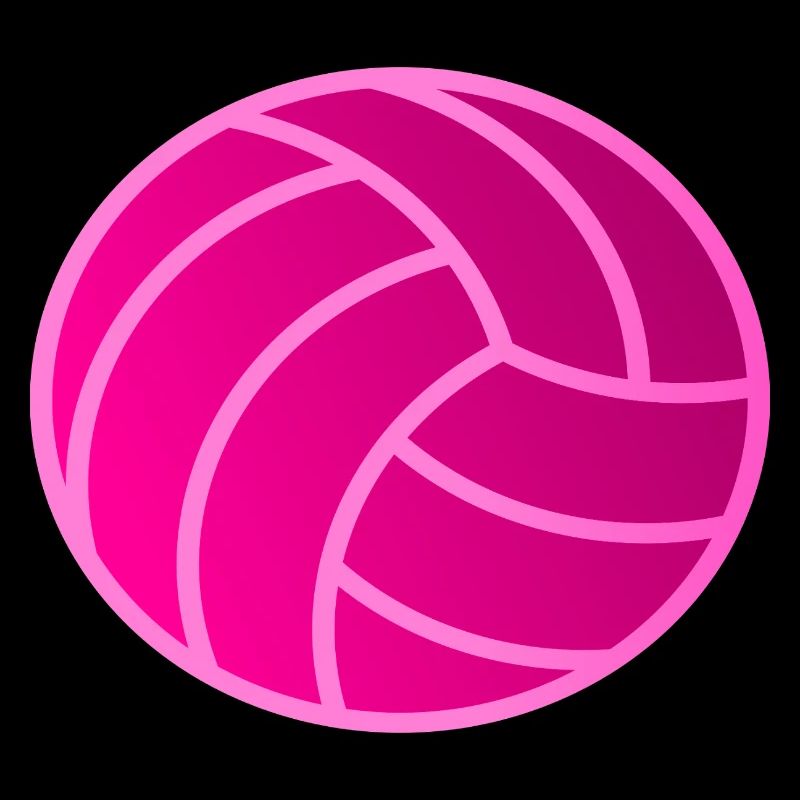 Pinker Volleyball