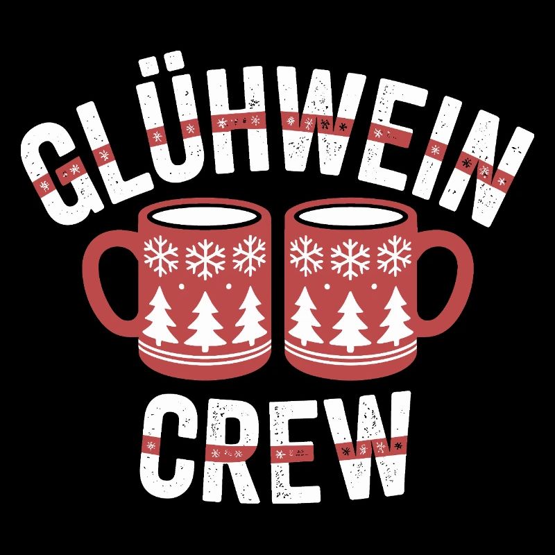 Équipe du vin chaud Marché de Noël joyeux