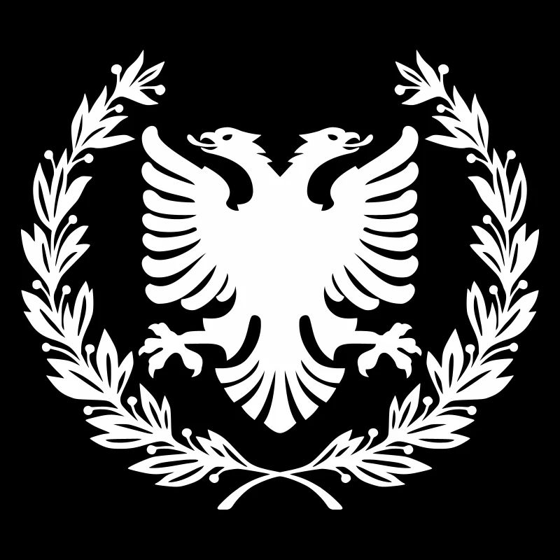 Shqipe Wreath – Albania Laurel Double Head Eagle