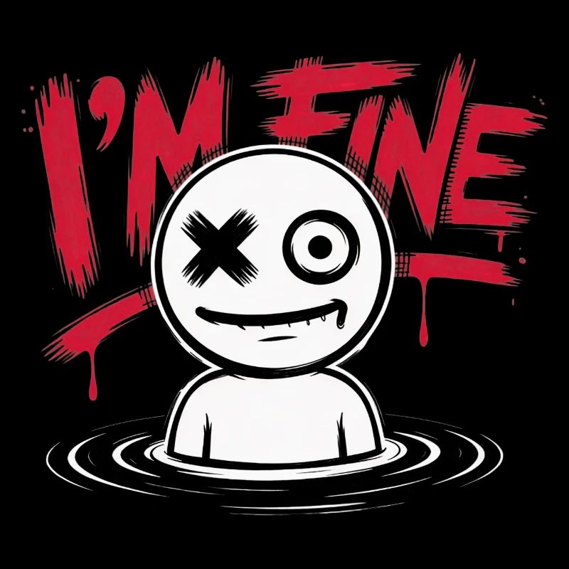 I'm fine. Everything is fine – lustiger Spruch