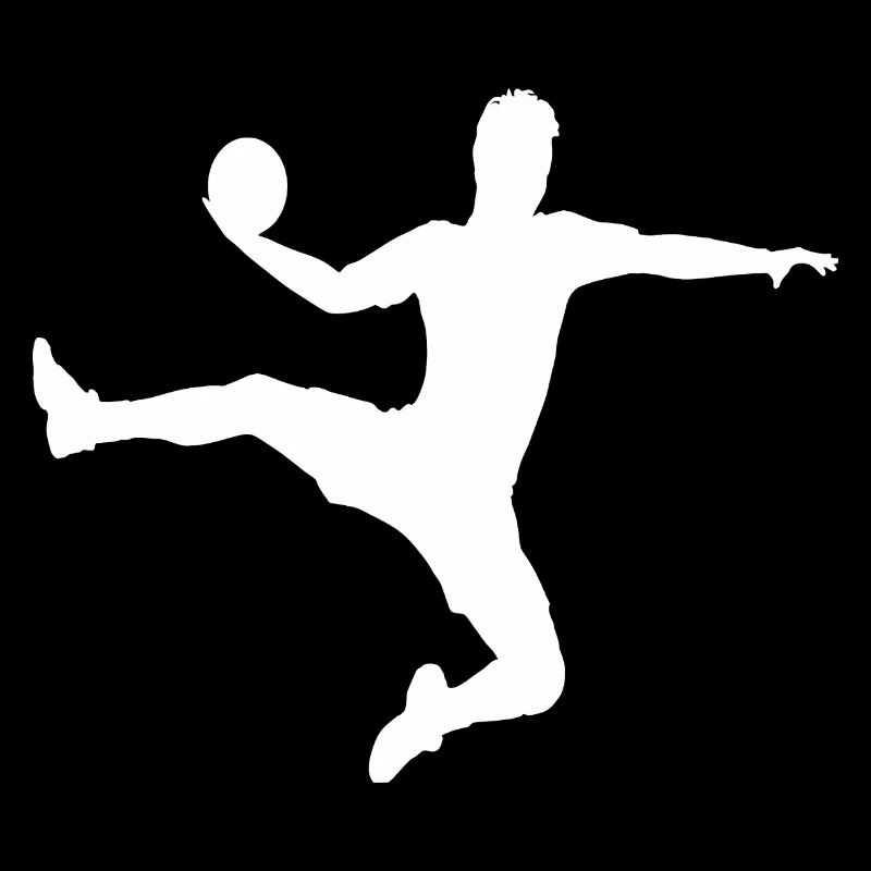 Handball Silhouette Minimalist Style