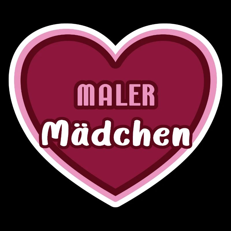 Maler Mädchen Malerin Malermädchen Azubine