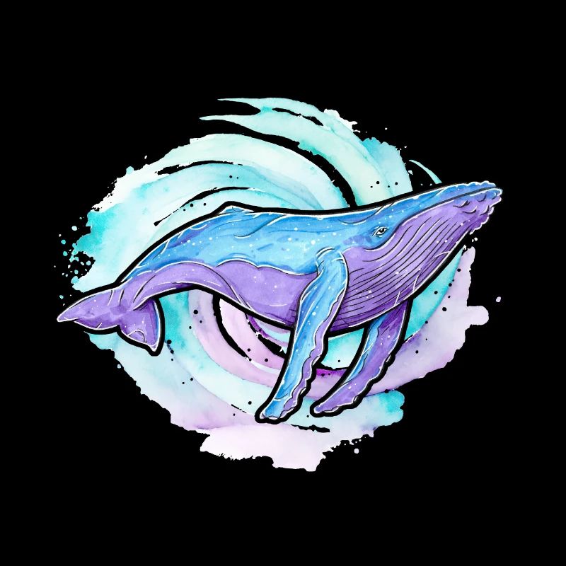 Humpback Whale Watercolor