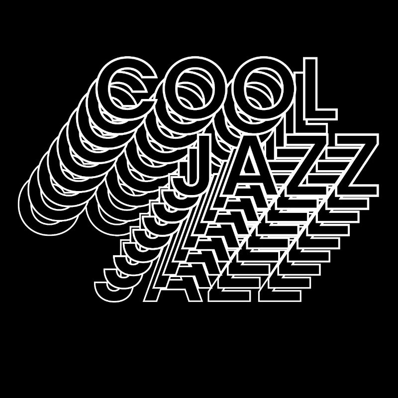 Lignes cinétiques de jazz cool