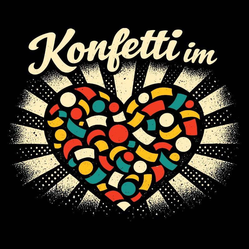 Konfetti Im Herzen - Süße Geschenkidee