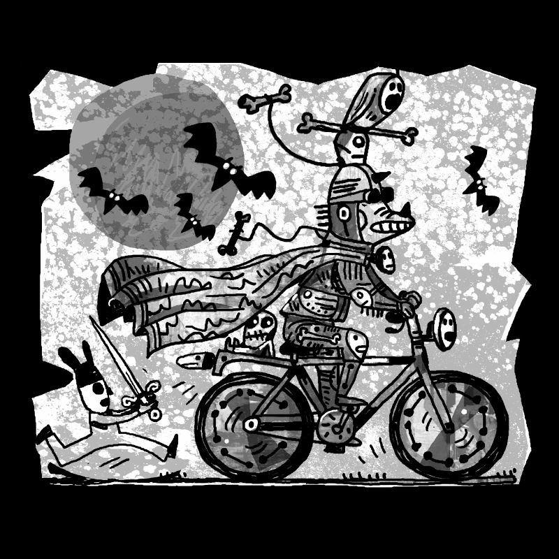 gothic cyclist