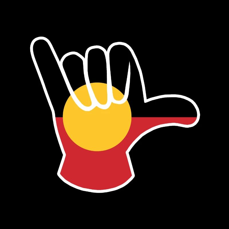 Shaka sign Aboriginal Australia