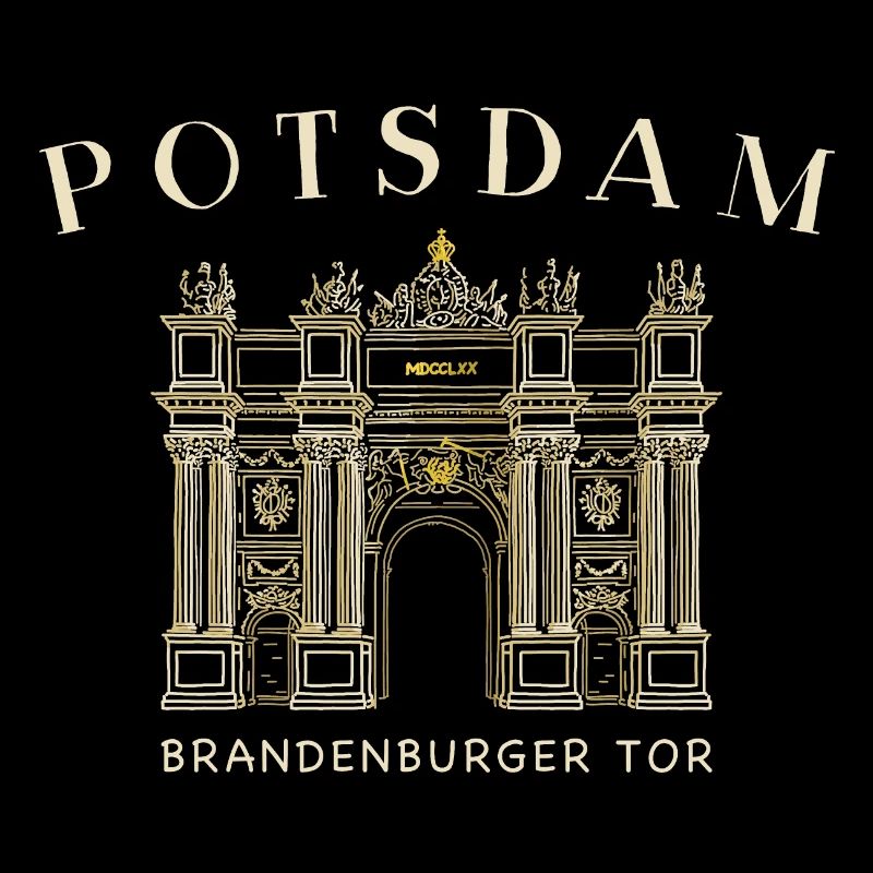 Potsdam, Brandenburg Gate, Germany Drawing