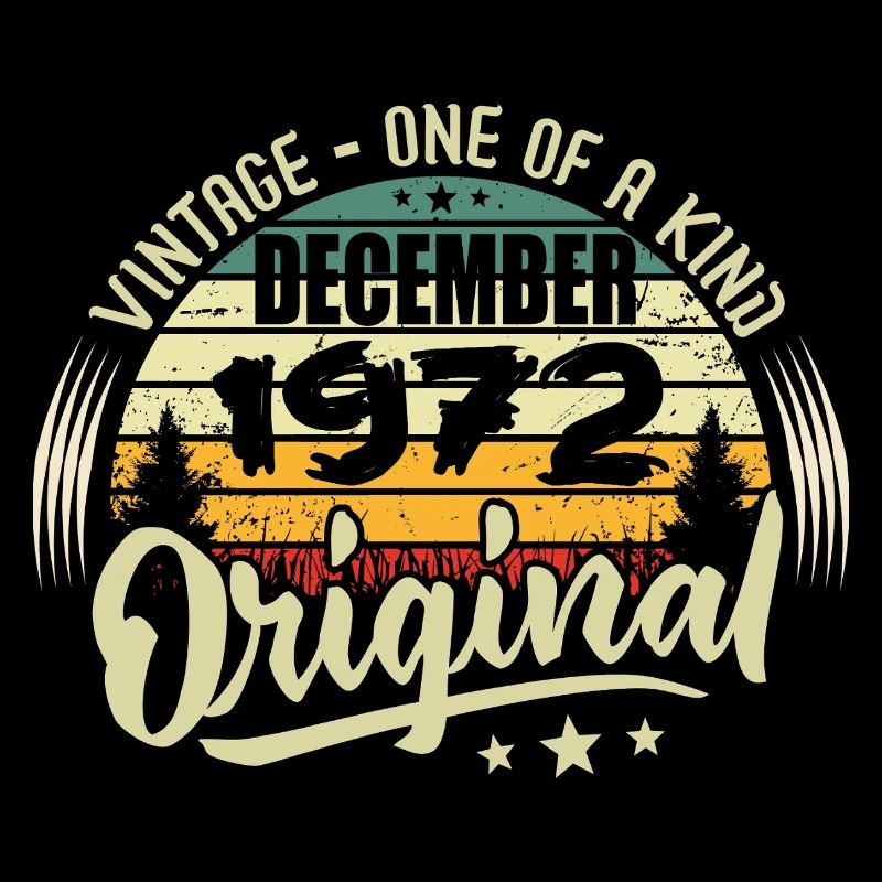 Dezember 1972 - Vintage Authentic Dezember 1972