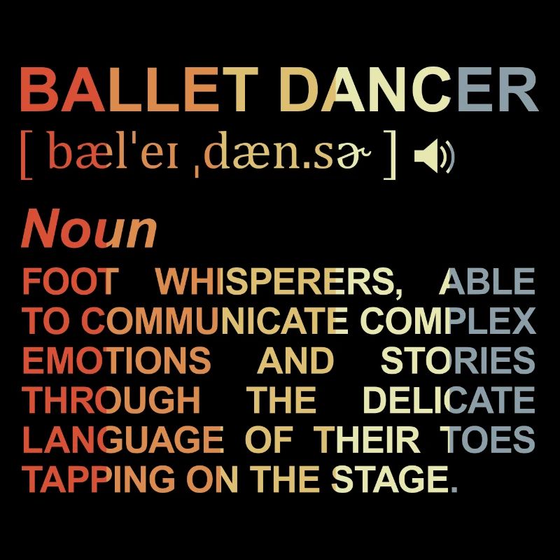 Danseuse de ballet Explication des termes