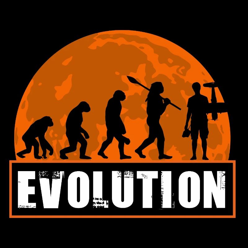 Funny RC_Plane Human Evolution RC Flight Owner