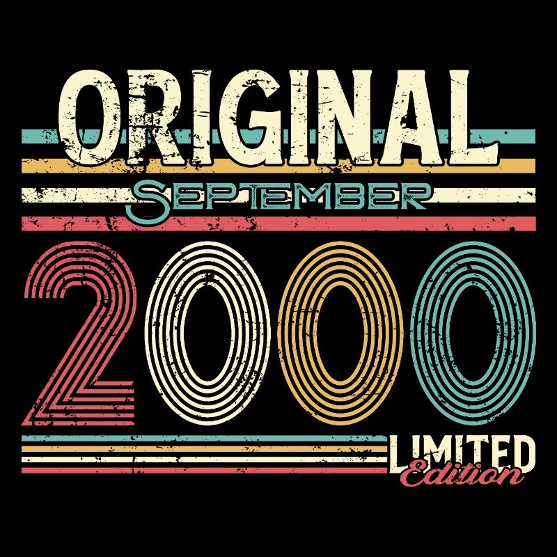 Design rétro original de septembre 2000, 25 ans
