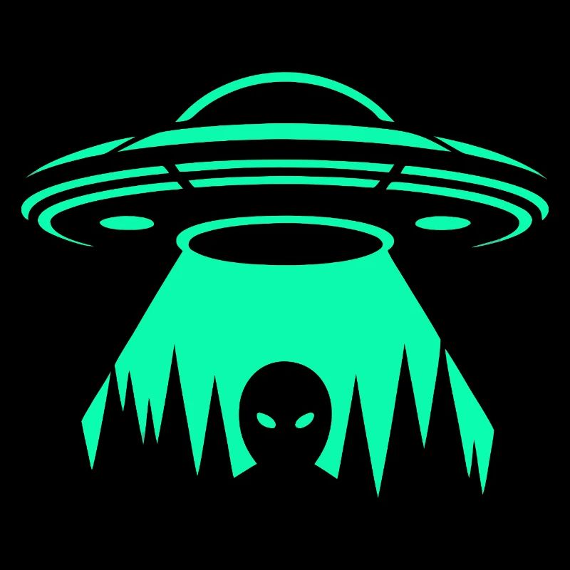 UFO Neon-sieppaus