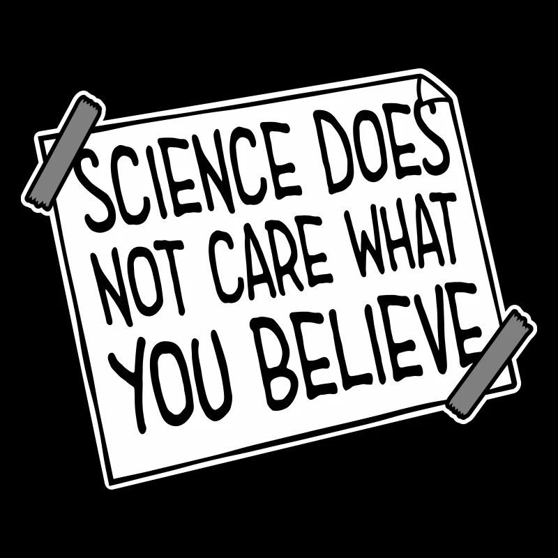Science Does Not Care What You Believe Facts Logo