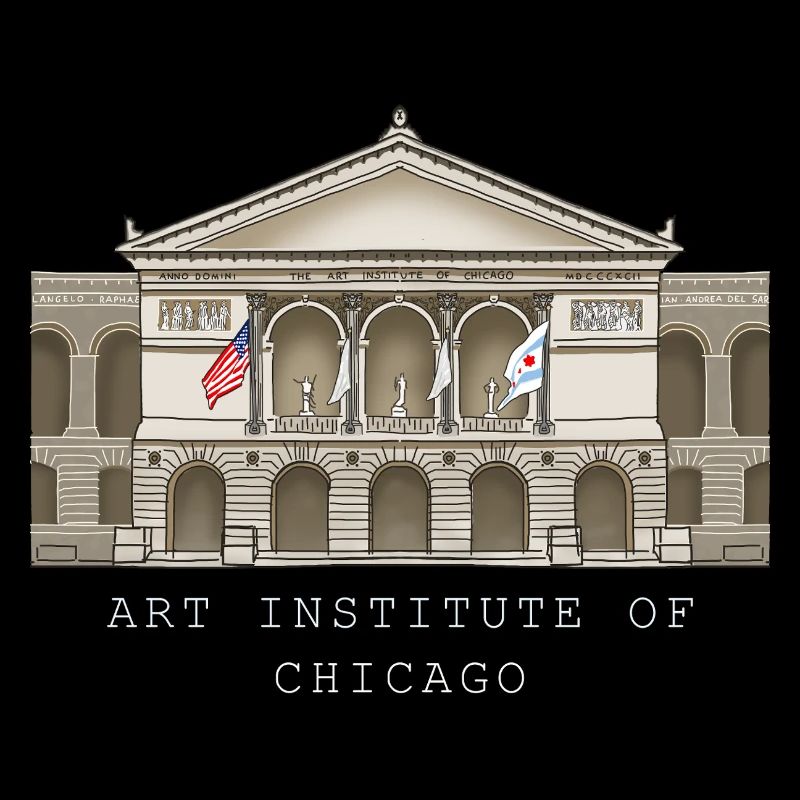 Chicago, musée d’art dessiné à la main