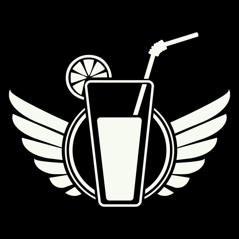 Cocktail d’ailes avec tranche de citron
