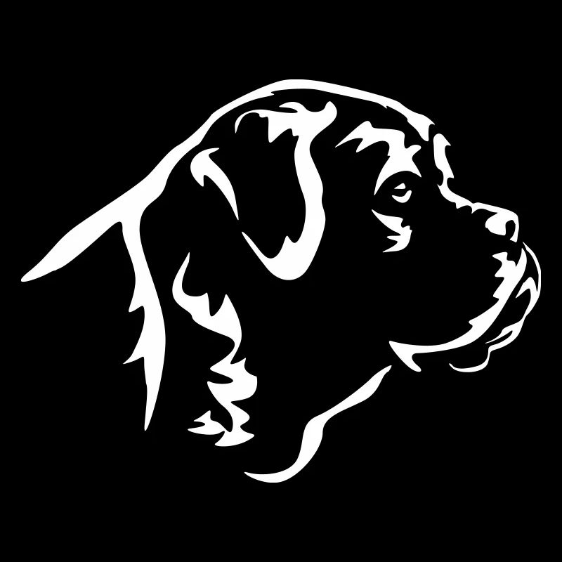 Bordeaux Great Dane Head « Black Edition »