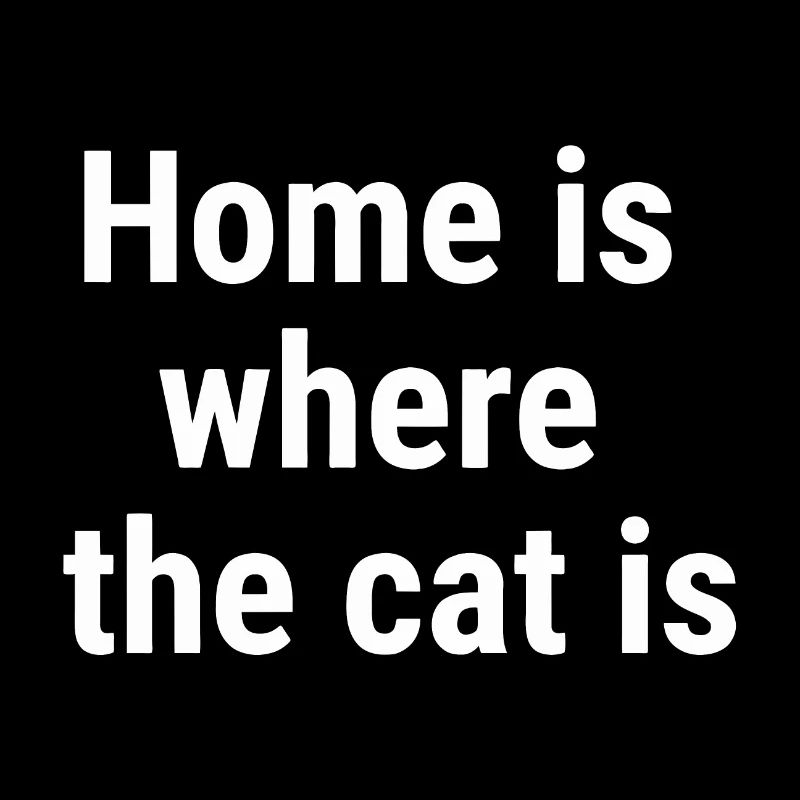 La maison, c’est là où le chat est blanc