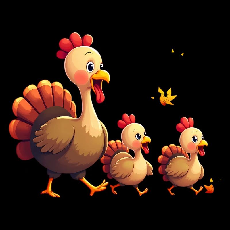 Bébé dinde de Thanksgiving