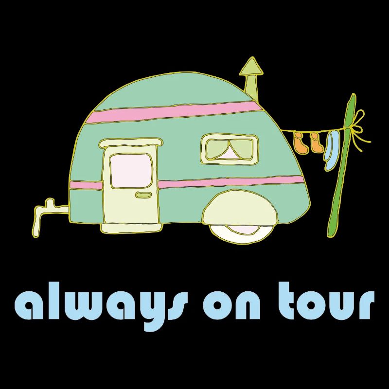 Always on Tour Retro Caravan