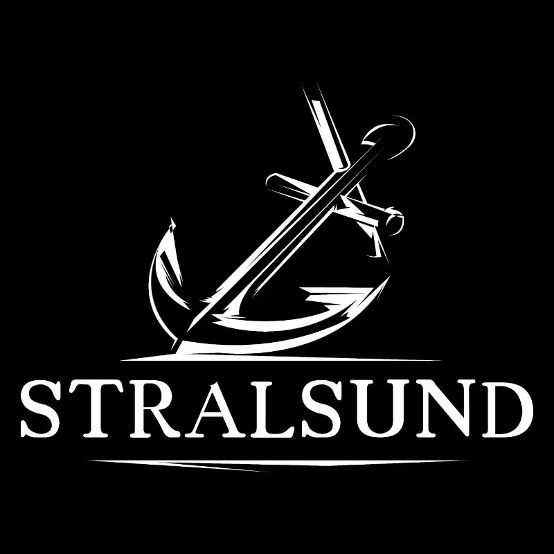 stralsund see anker symbol geschenk idee logo