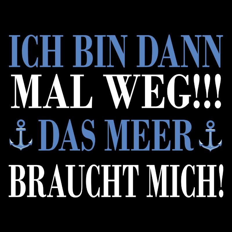 Meeresabend Sinnspruch Design