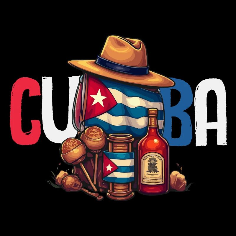 Cuba Pride & Home - Design du drapeau de Cuba