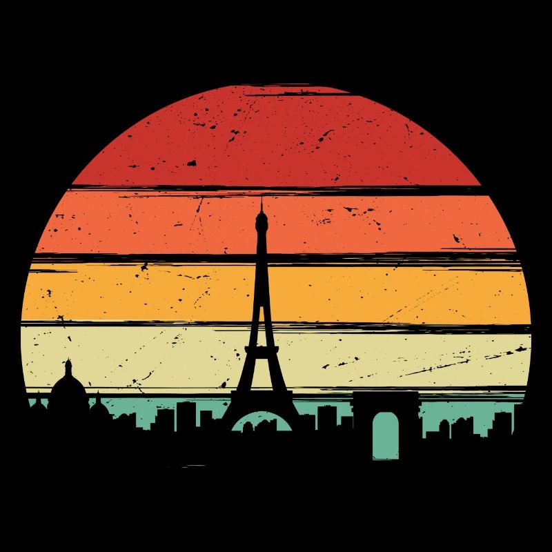 Coucher de soleil Tour Eiffel