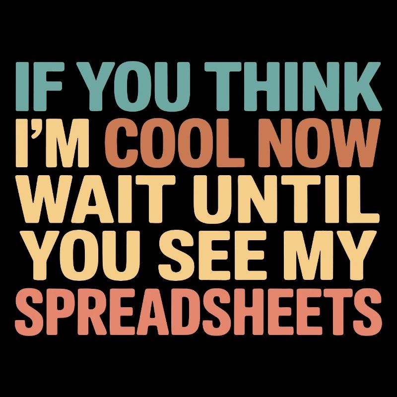 Funny Spreadsheet Designs For Actuary Statistician