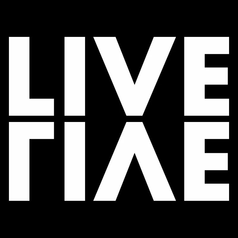 LIVE EVIL Pun Minimalist Humor Design