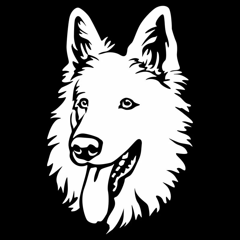Swiss Shepherd Head "Black Edition"