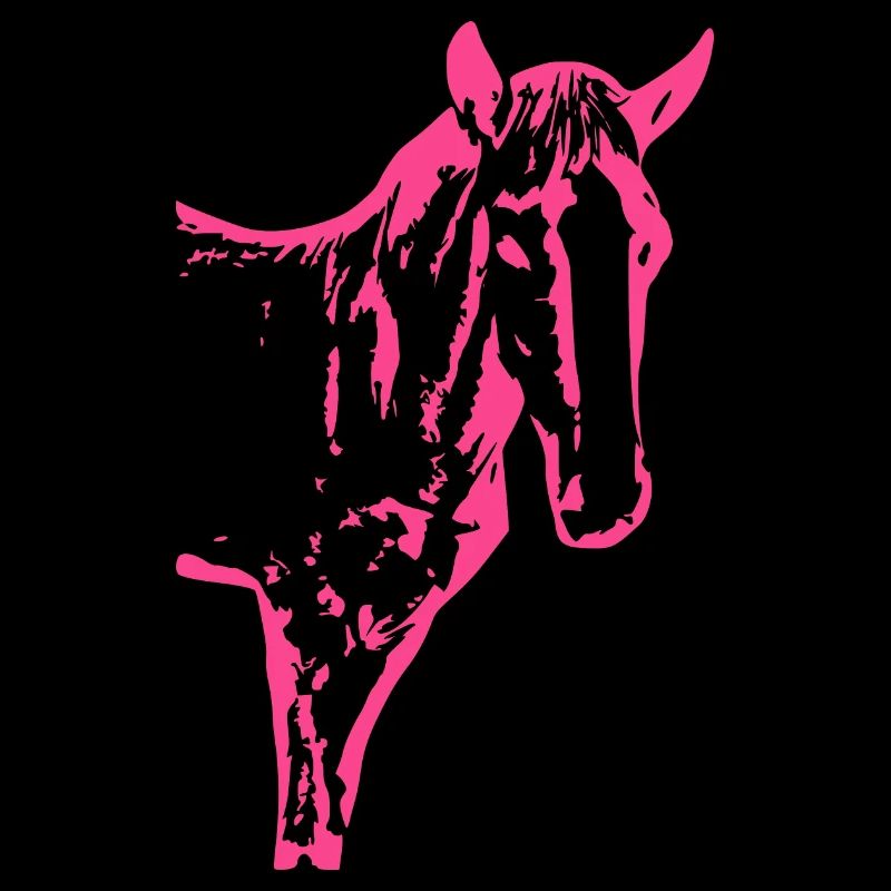 Cavallo rosa rosa, puledro
