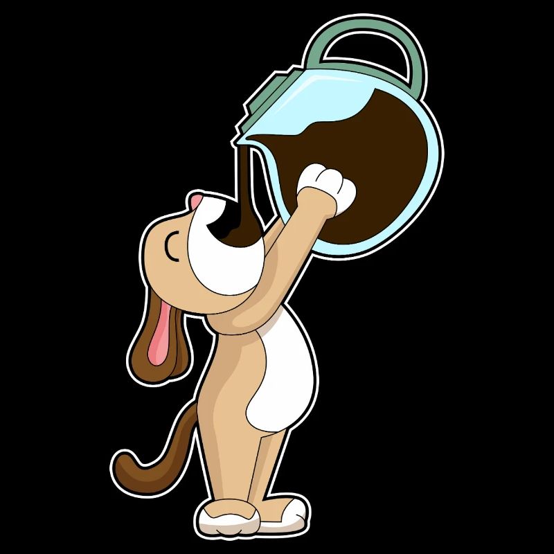 Cafetière pour chien